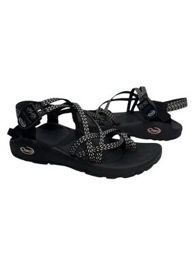 CHACO ZX2 Womens Sandals Sz 8 Boost Black Strappy Round Toe Hiking Classic